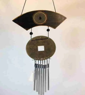 Chinese Coin Fan Wind Chime
