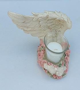 Dove Wing With Candle