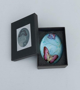 Butterfly Glass Paperweight 8cm