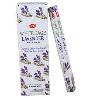 Hem White Sage & Lavender Incense Hex