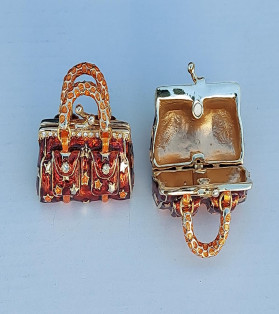 Gemstone Handbag Jewelry Box