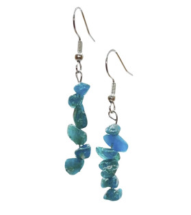 Apatite Chip Earring Surgical Stainless Steel
