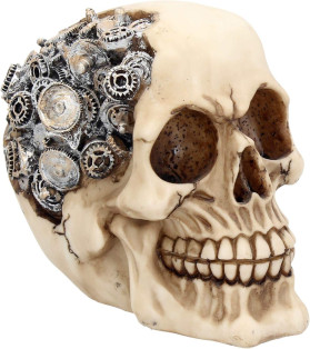 Skull With Steampunk Style Cogs And Gears