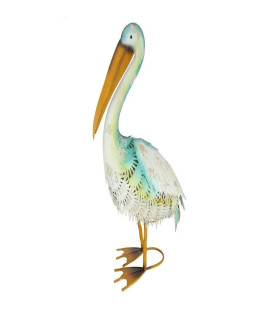 60cm Standing Metal Pelican