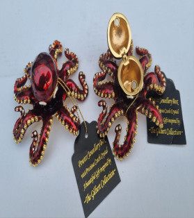 Gemstone Octopus Jewelry Box