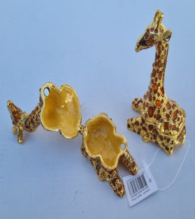 Gemstone Giraffe Jewel Box