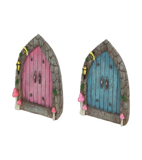 10cm Fairy Garden Door 2 Asstd