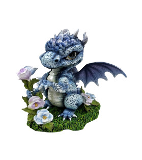 14cm Dragon With Flower