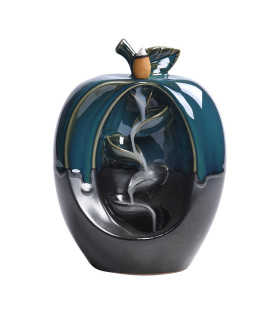 Large Apple Shape Ceramic Backflow Burner