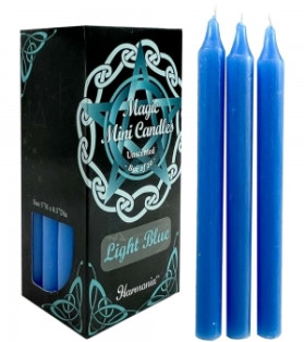 MAGIC MINI CANDLE - LIGHT BLUE (20 PCK)