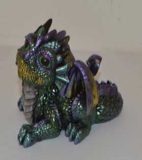 13.5cm Small Color Sitting Dragon