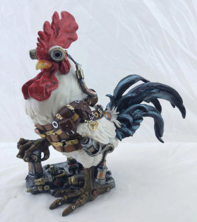 35cm Steampunk Rooster