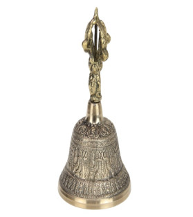 13cm "Om" Tibetan Brass Bell