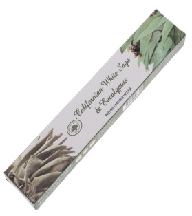 Green Tree White sage And Eucalyptus incense 15gm