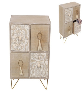 4 Drawer Mandala Cabinet