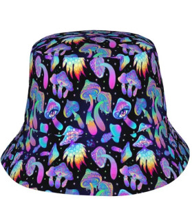 Bucket Hat Psychedelic Mushroom