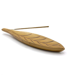 Wooden Leaf Shape Incense Holder
