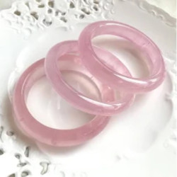 Rose Quartz Crystal Ring