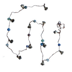 Iron Bells String Of 12 Claw Shape with Bead