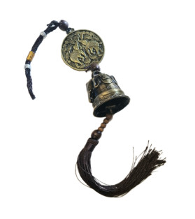 Feng Shui Chines Bell With Elephant Emblem
