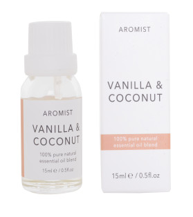Aromist Vanilla & Coconut 100% Pure Natural Essential Oil 15mL