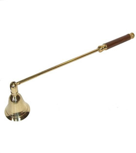 10inch Hand Crafted Candle Snuffer With Wooden Handle