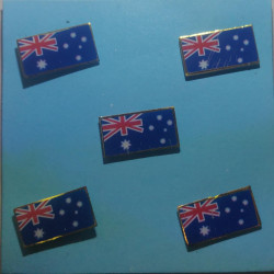 Packet of 5 Mini Australian Flag Magnets