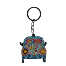 Double Sided Printed Keyring VW