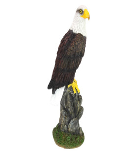 31cm Eagle Sitting On Perch