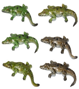 12cm Marble Crocodile 6 Asstd