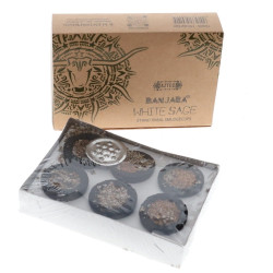 Banjara Smudge Cups - White Sage 6pc
