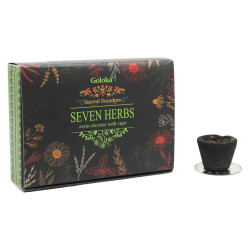 Goloka Smudge Cups - Seven Herbs 6pc
