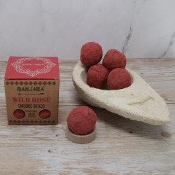 Banjara Smudge Beads Wild Rose