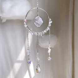 Crystal Suncatcher Ring Clear Quartz
