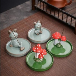 Mushroom Ceramic Incense Holder