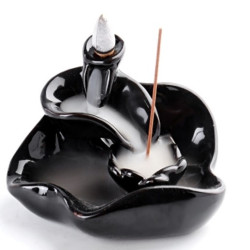 Ceramic Backflow Burner Black