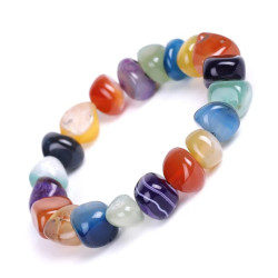 Multi Stone Nugget Bracelet