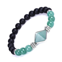 Green Aventurine Pyramid Bracelet
