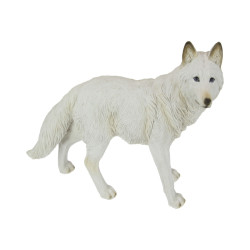 40cm White Wolf Standing