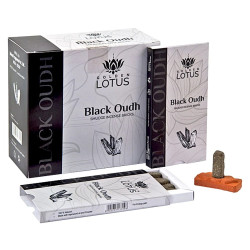 Golden lotus Black Oudh Smudge Bricks