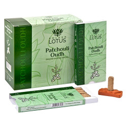 Golden Lotus Patchouli Oudh Smudge Bricks