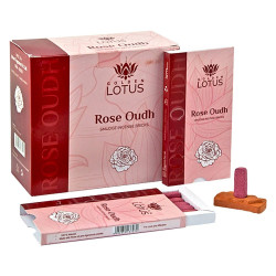 Golden Lotus Rose Oudh Smudge Bricks