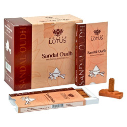 Golden Lotus Sandal Oudh Smudge Bricks