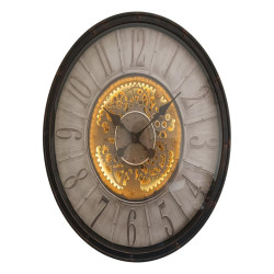 76cm Antique Clock with Moving Cogs