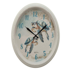 Coastal Turtle 40cm Clock by Kelly Lane