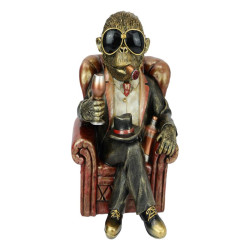 25cm Sitting Gentleman Monkey Boss on Couch