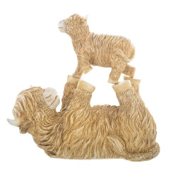 Playful Highland Cow Large