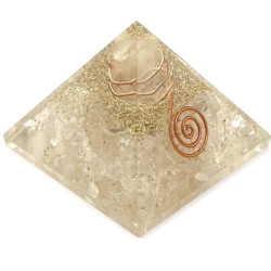 Clear Quartz Orgonite Pyramid 5.5cm