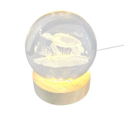 3D Creative Visualization Lamp - Turtle