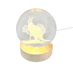 3D Creative Visualization Lamp - Kangaroo